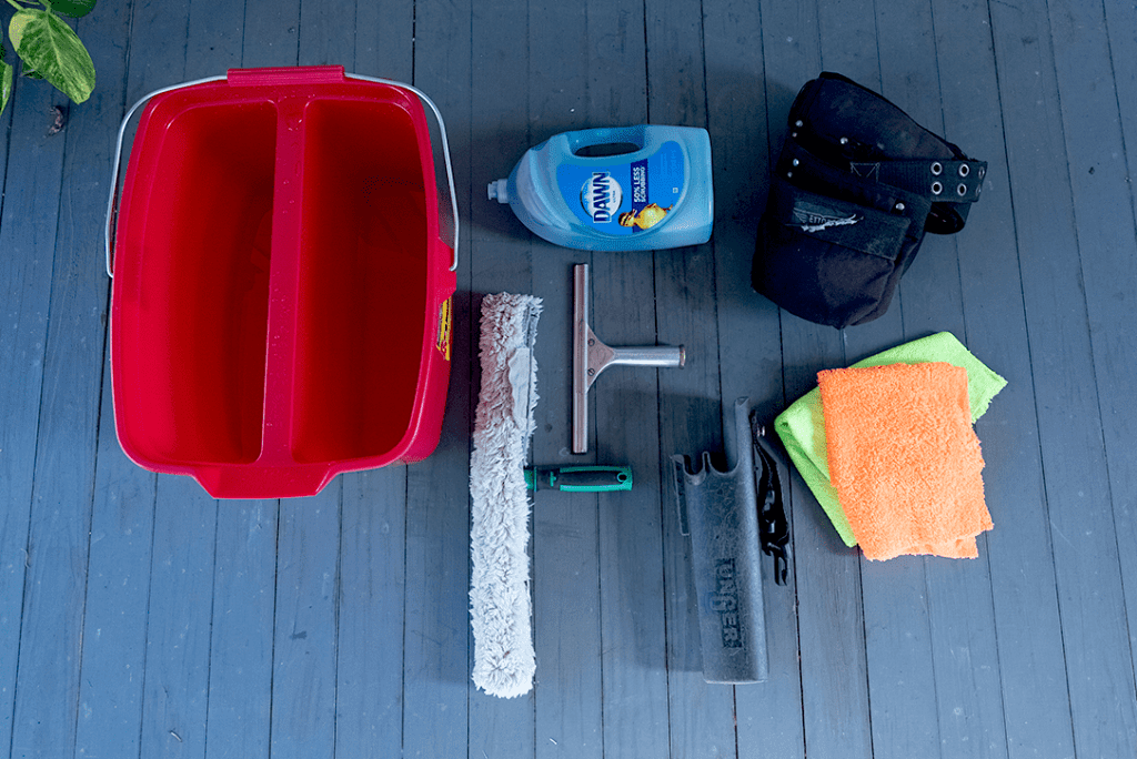 window cleaning supplies